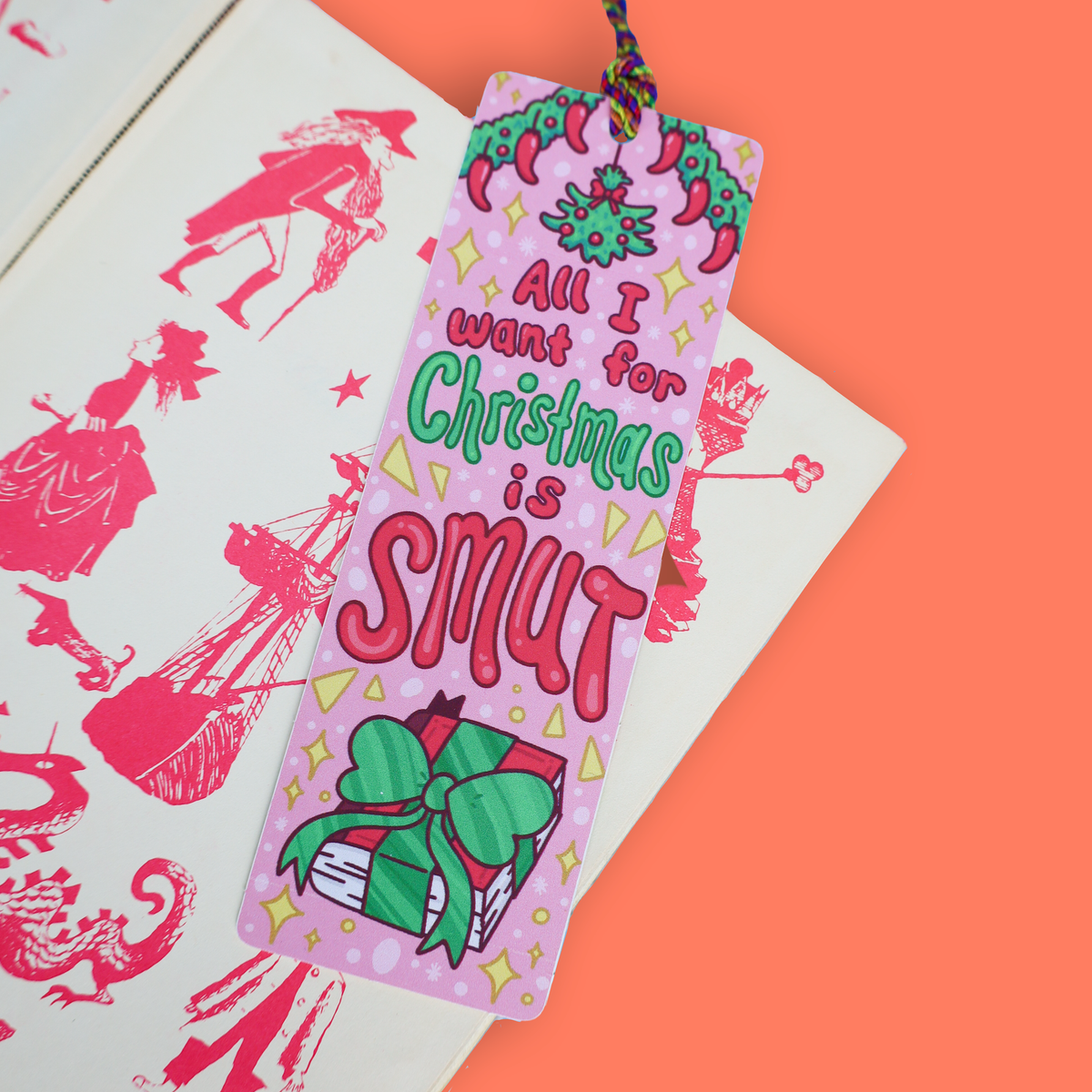 Christmas Smut Holiday Romance Spicy Bookmark