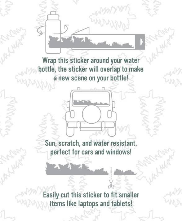 Bookshelf Sticker Wrap