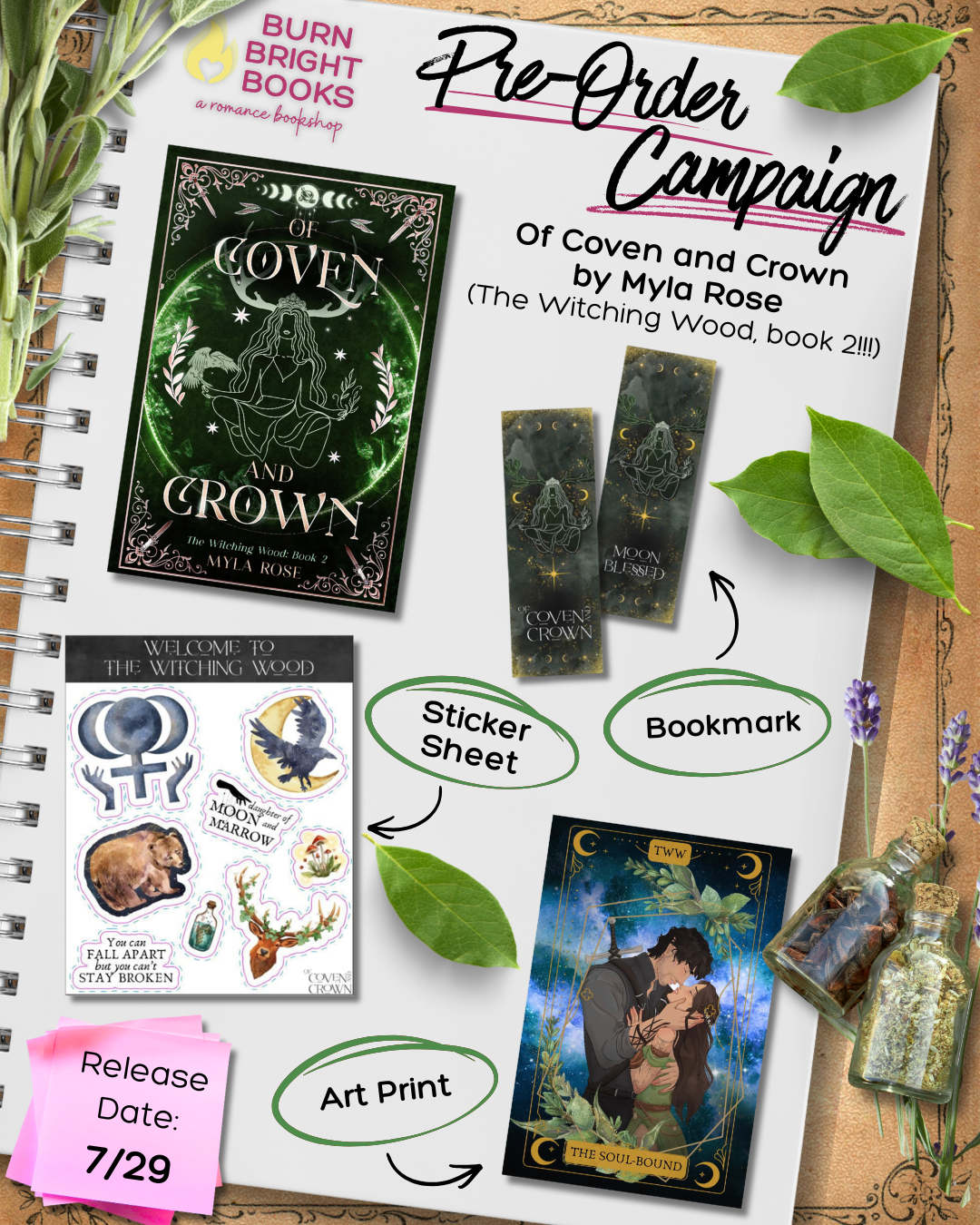 [Preorder] Of Coven and Crown (The Witching Wood #2)