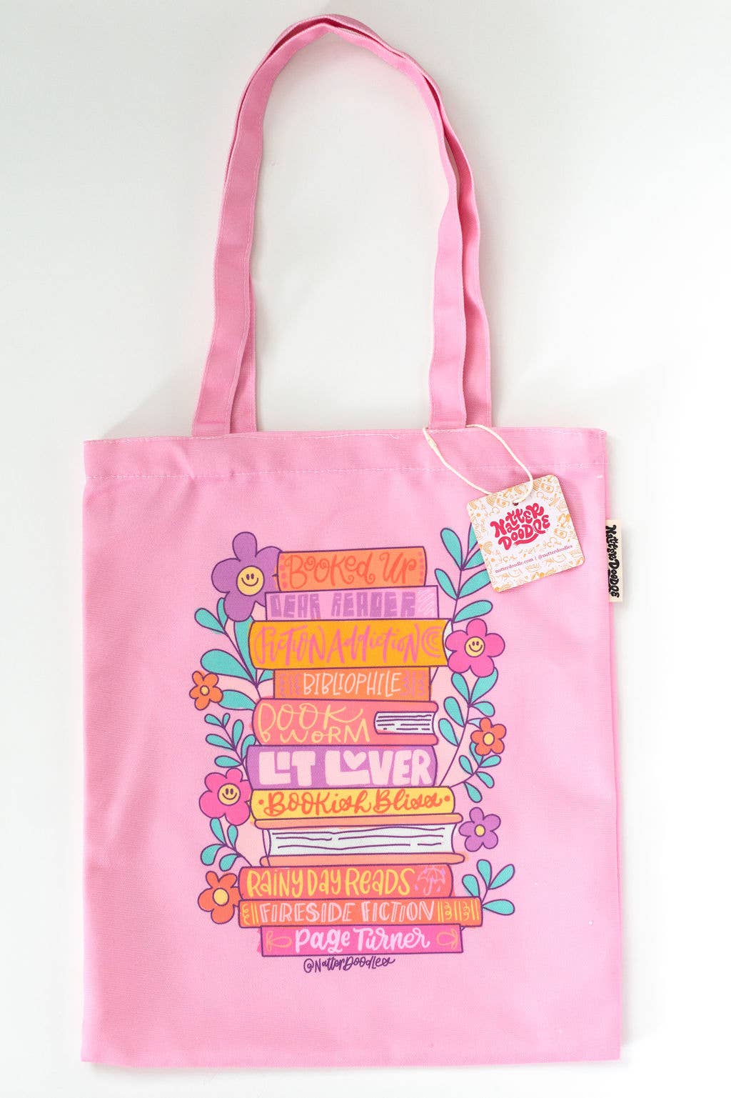 Rad Readers Pink Tote Bag