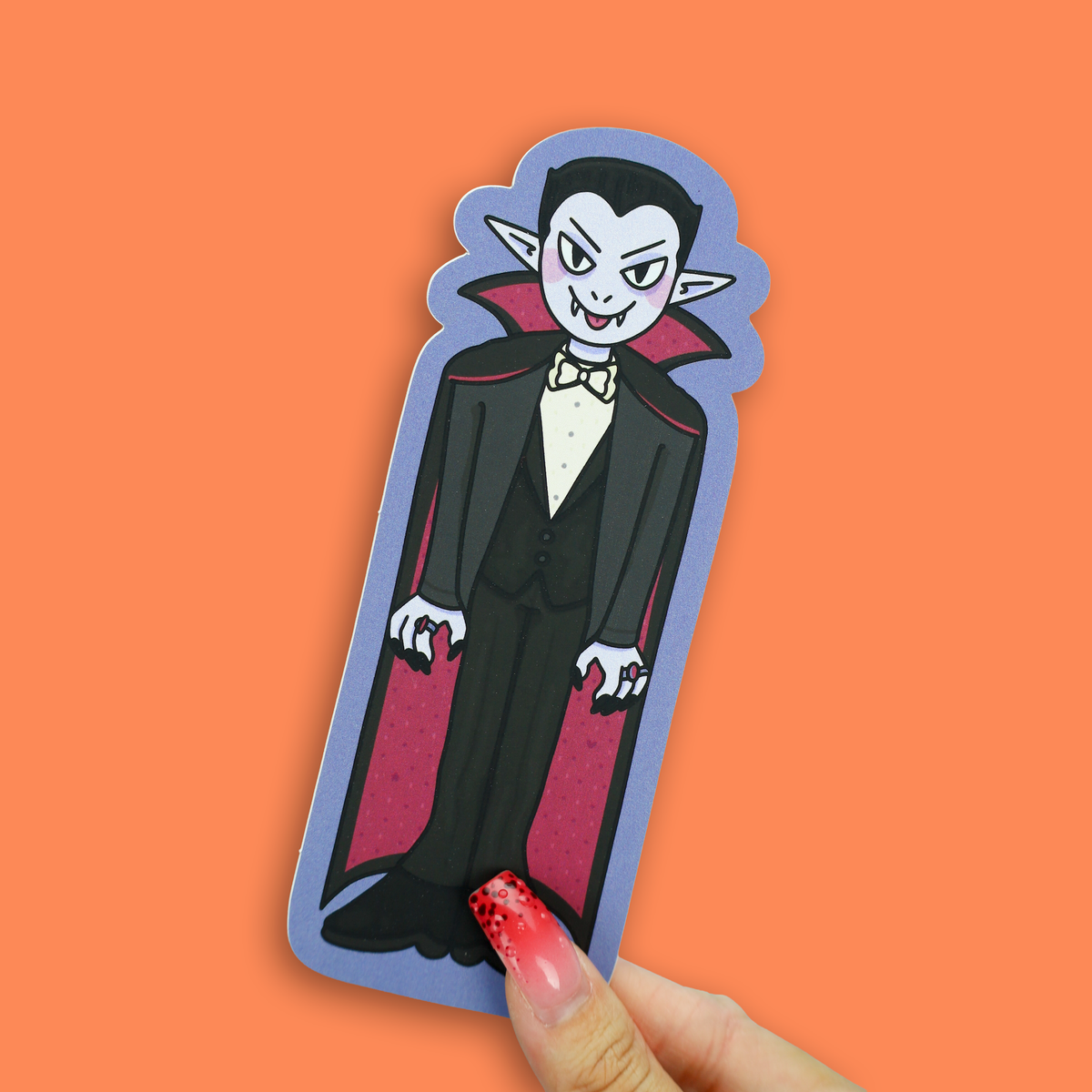 Vampire Monster Vampire Halloween Bookmark