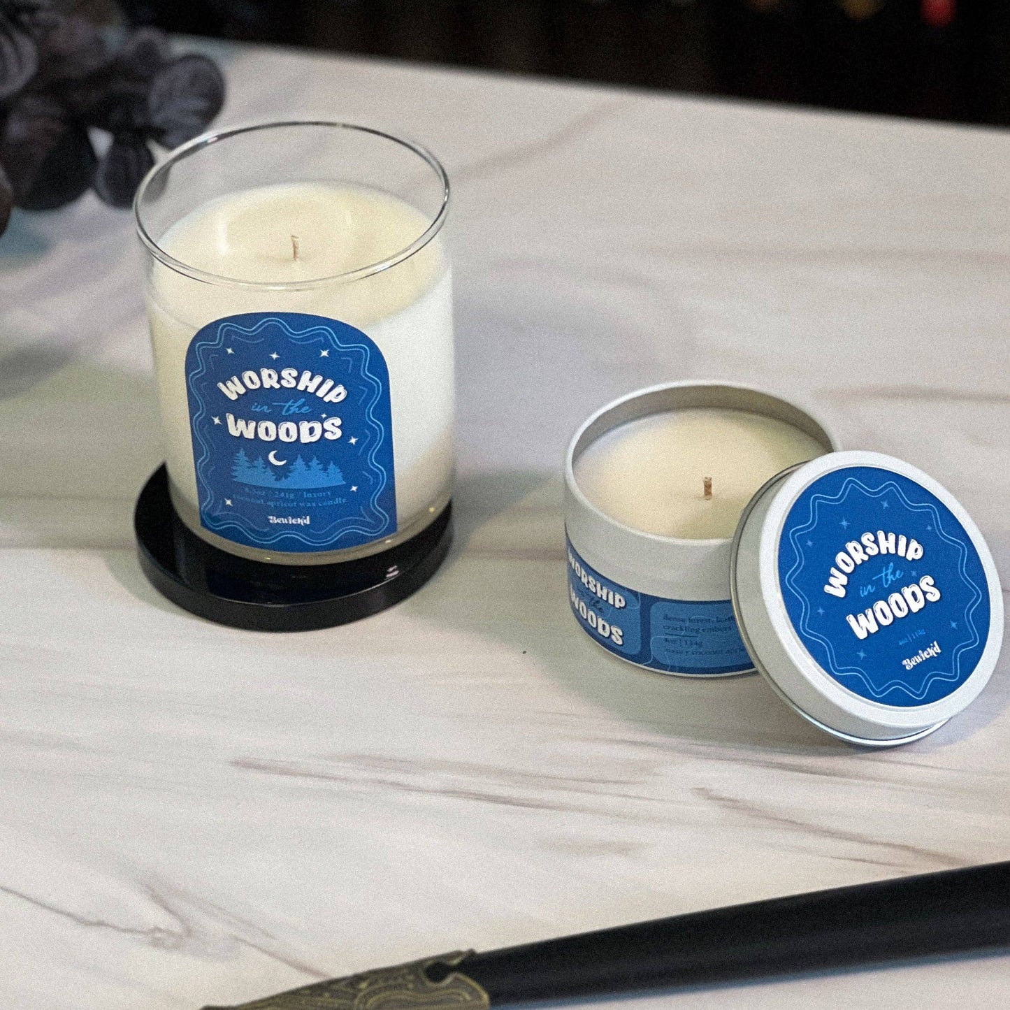 Worship in the Woods Candle - Inspired by Threads of the Maiden’s Moon by Myla Rose