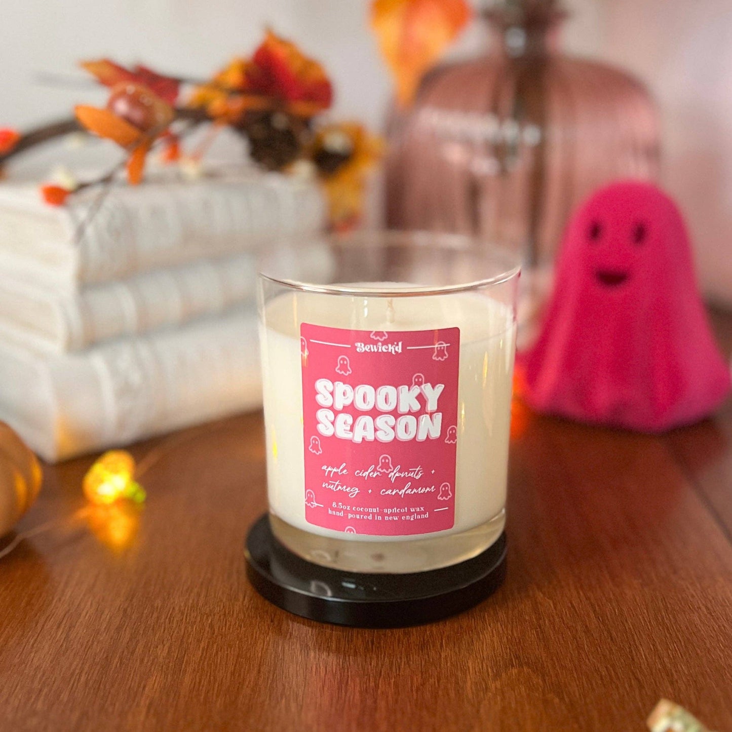 Spooky Season Candle - Bookish/Witchy Luxury Scented Candle