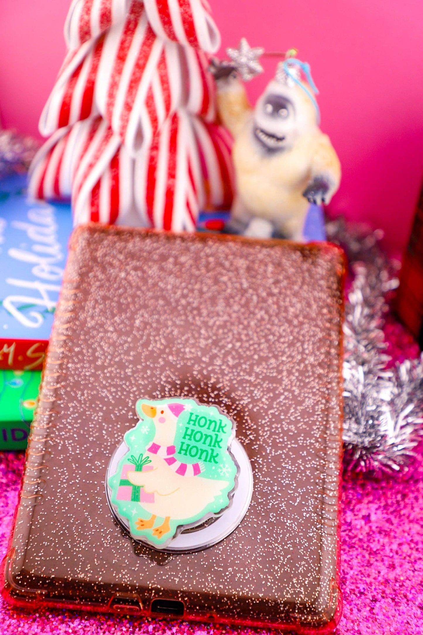 Holiday Silly Goose Glitter - Grip