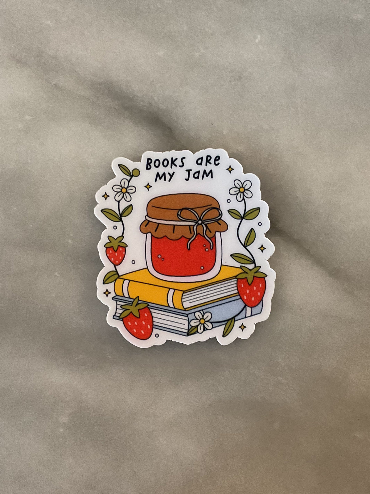 Books Are My Jam Sticker