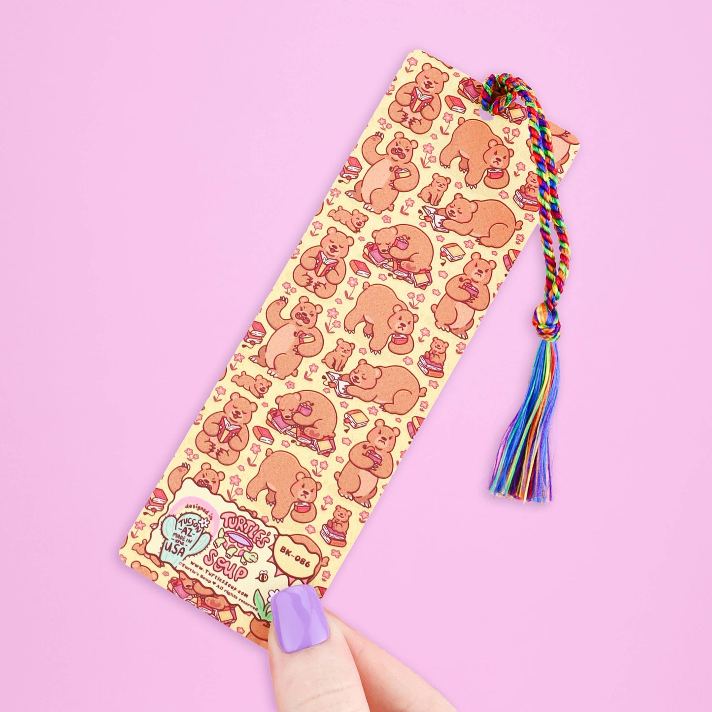 Don’t Touch My Book, Bookmark with Tassel