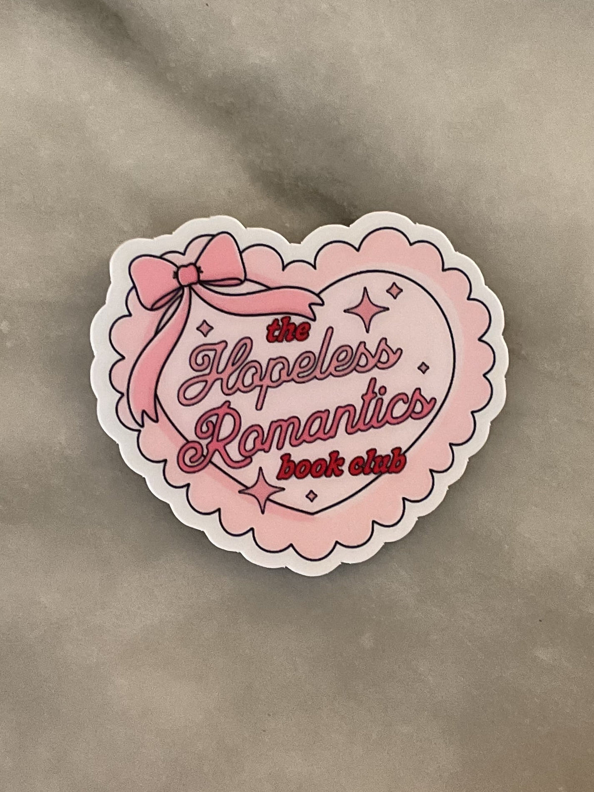 Hopeless Romantics Book Club Sticker