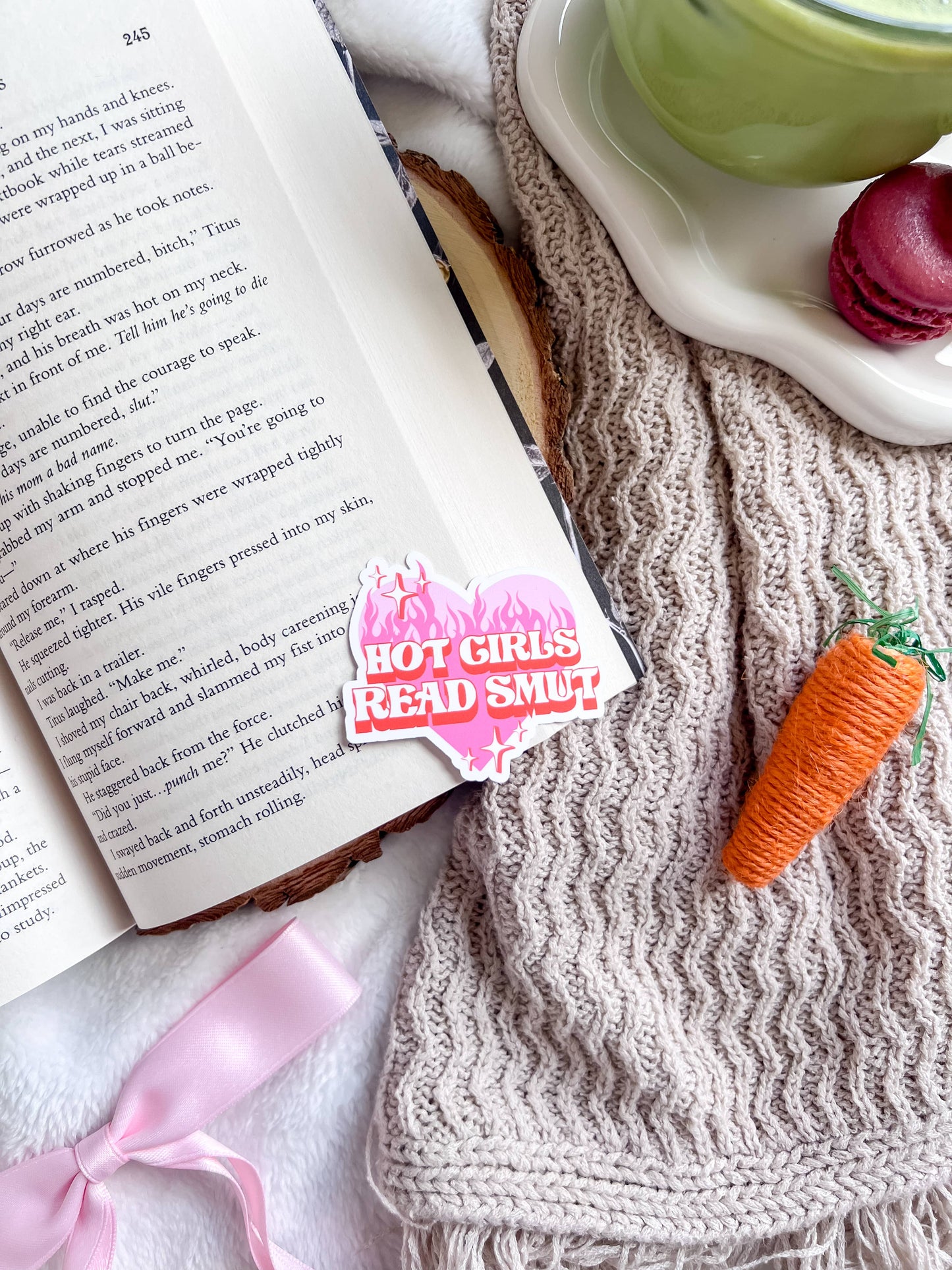 Hot Girls Read Smut Sticker | Bookish Stickers | Handmade Stickers
