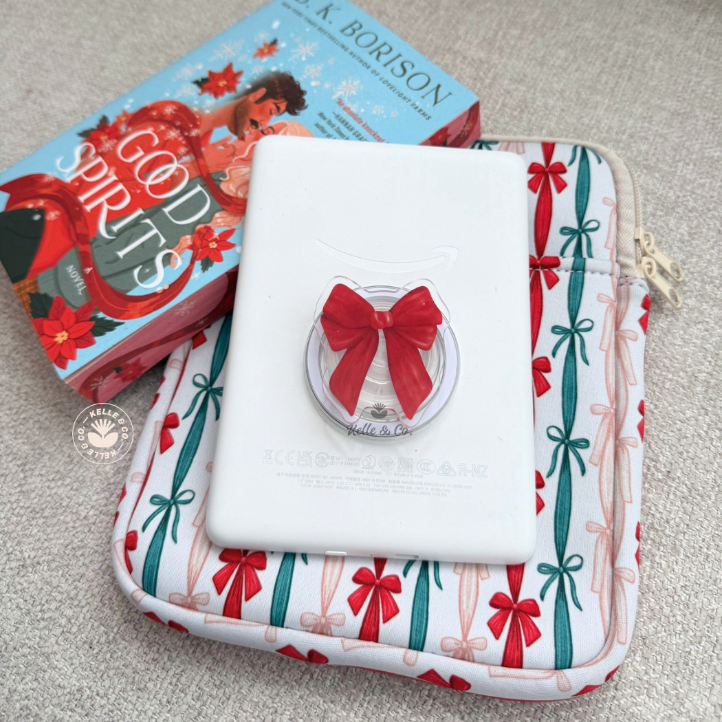 Christmas Book Sleeve | Kindle Sleeve | holiday reader gifts
