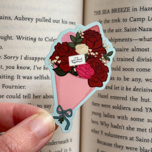 Flower Bouquet from Book Boyfriend Bookish Sticker