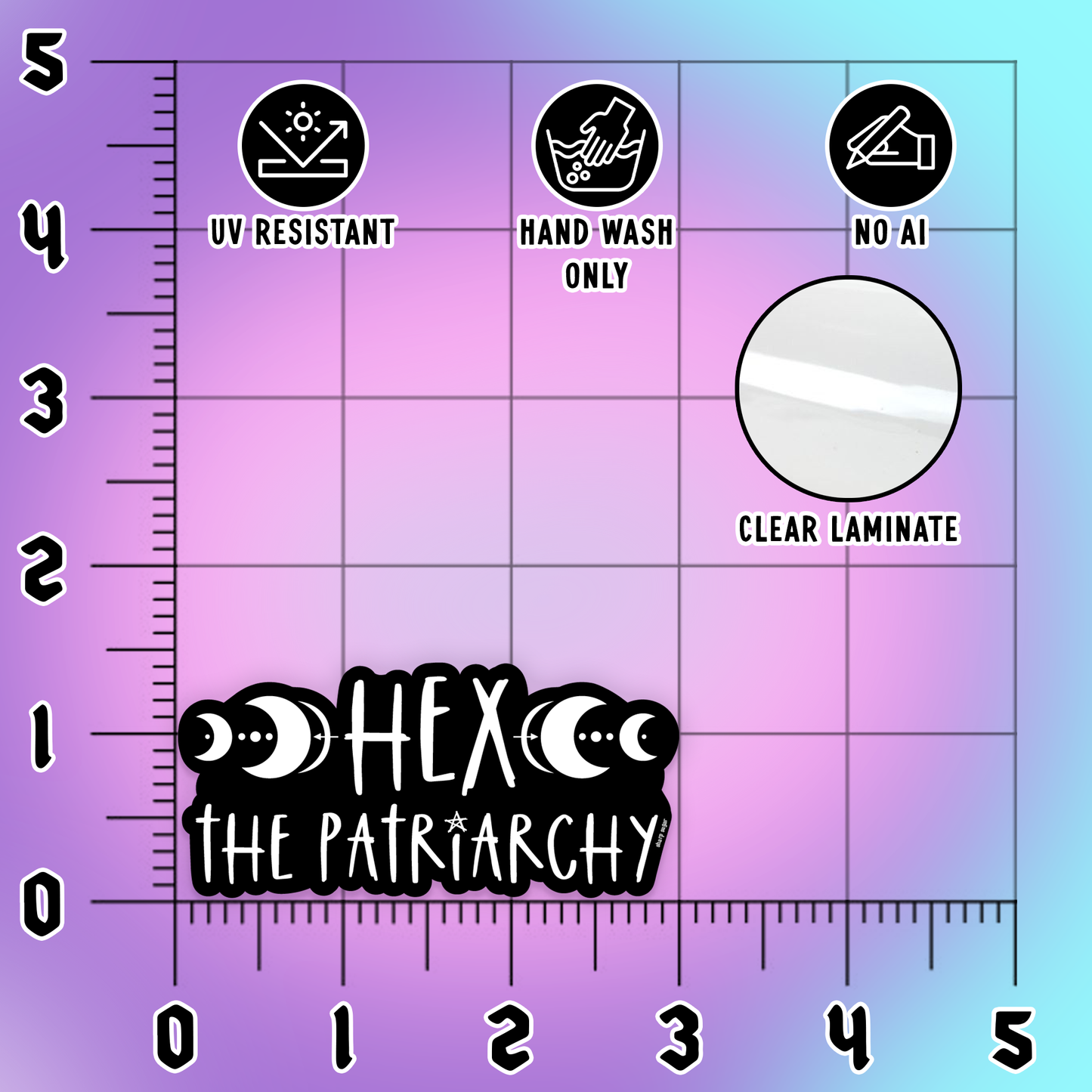 Hex The Patriarchy Sticker