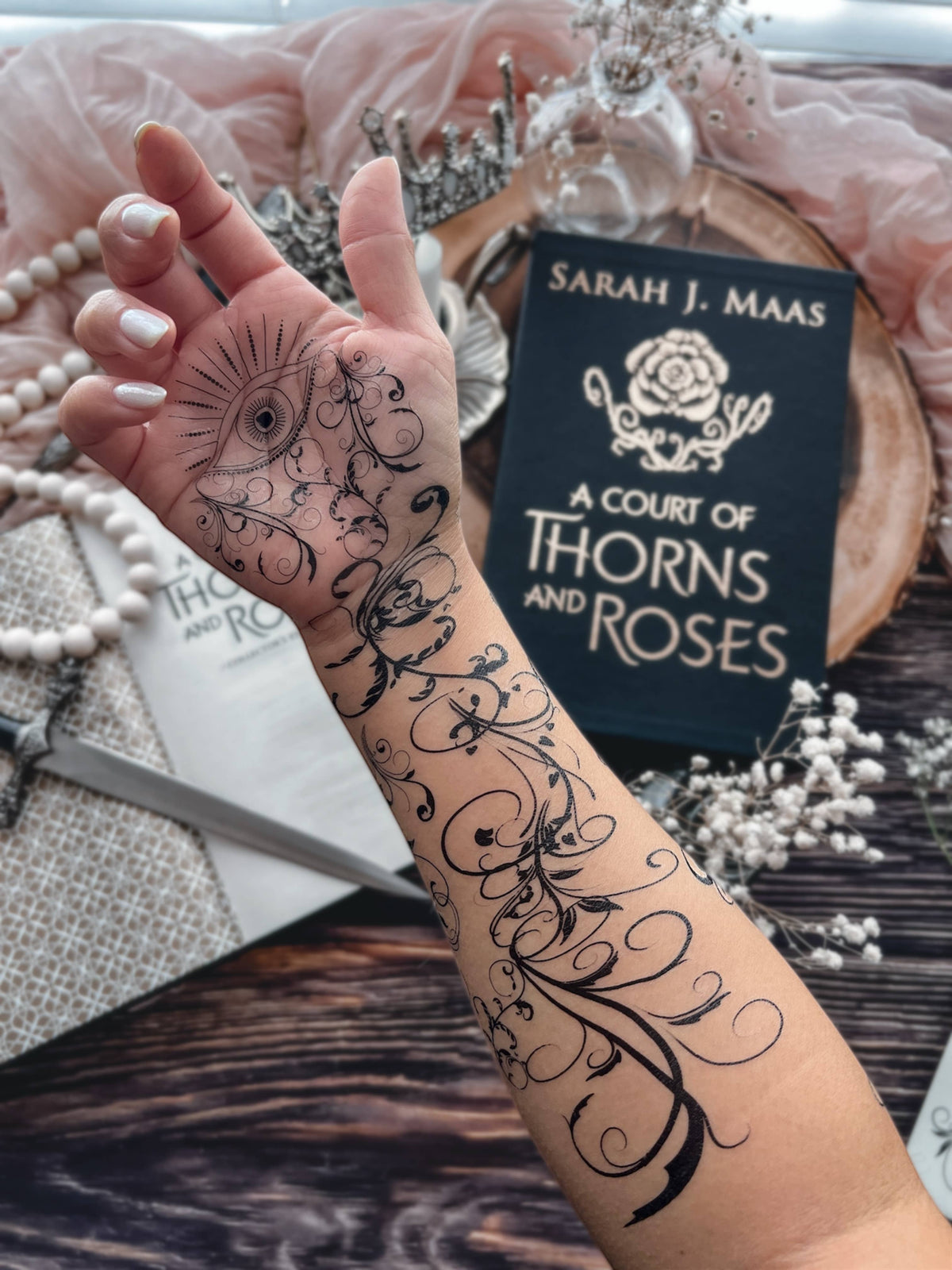 Temporary Tattoo Set | Feyre Arm + Back ACOTAR