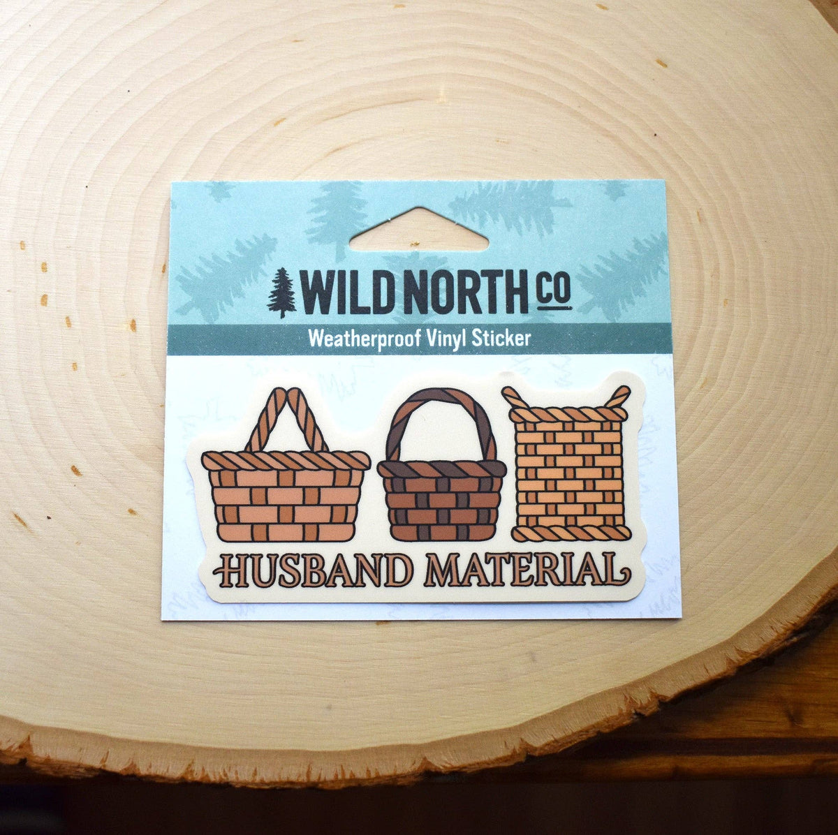 Husband Material Sticker