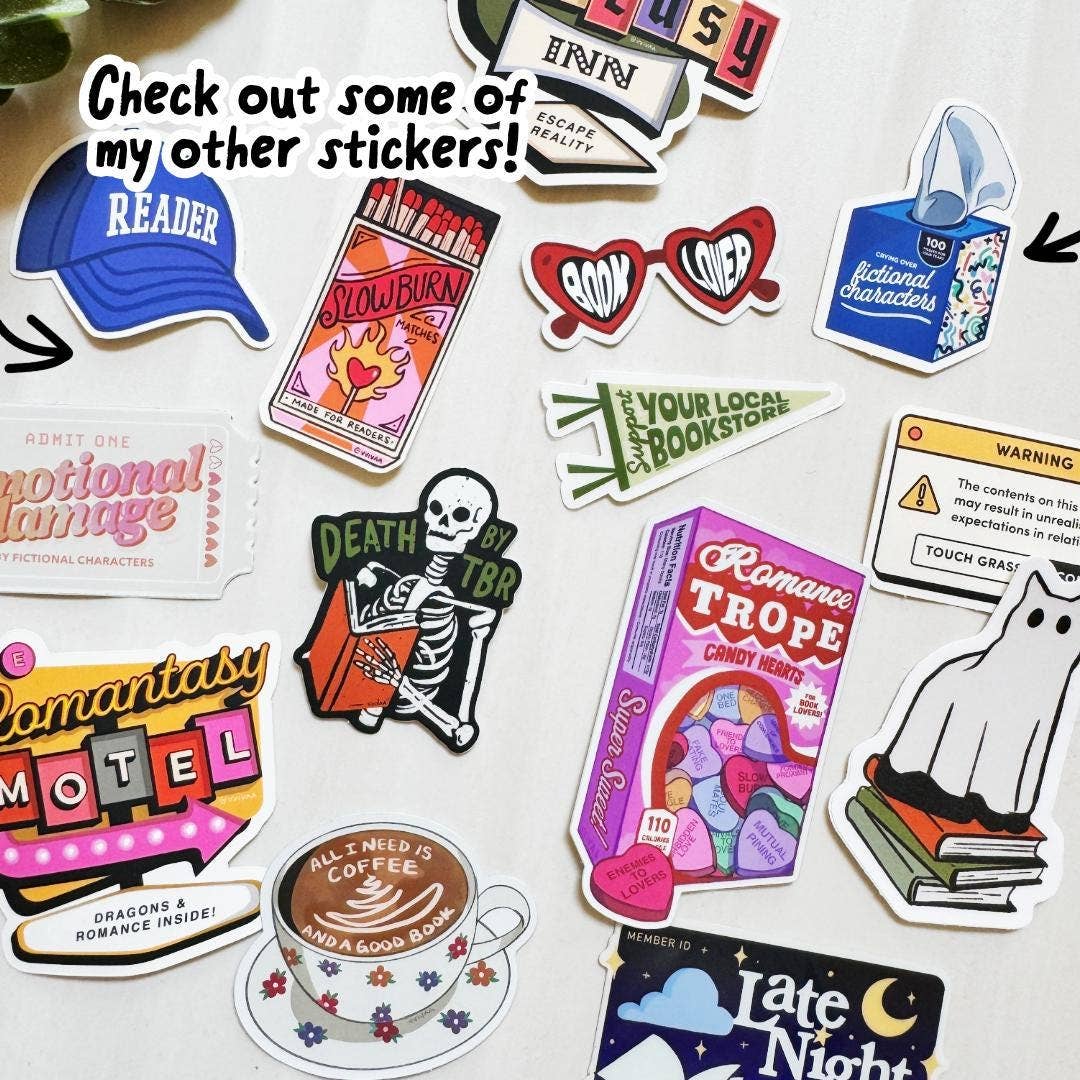 Slow Burn Clear Matte Sticker