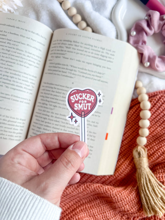 Smut Lollypop Sticker | Handmade Stickers | Valentine's Day Stickers | Bookish