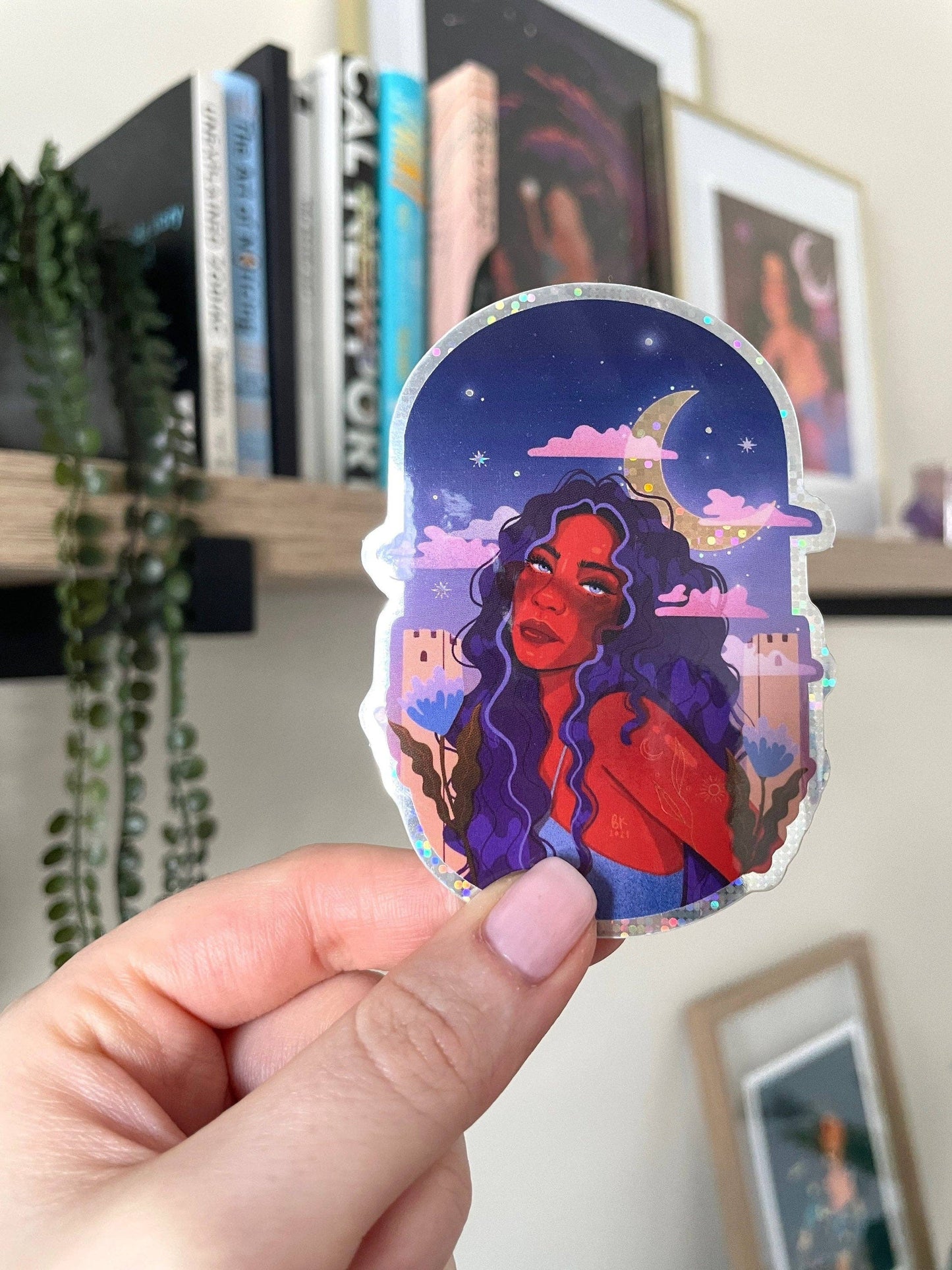 The Moon Sticker