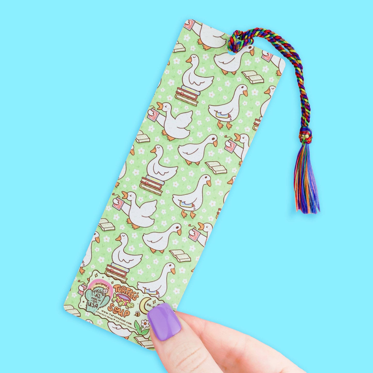 Silly Goose Reads, Bookmark with Tassel
