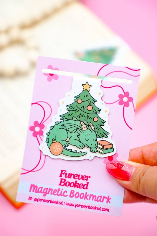 Cozy Dragon Magnetic Bookmark