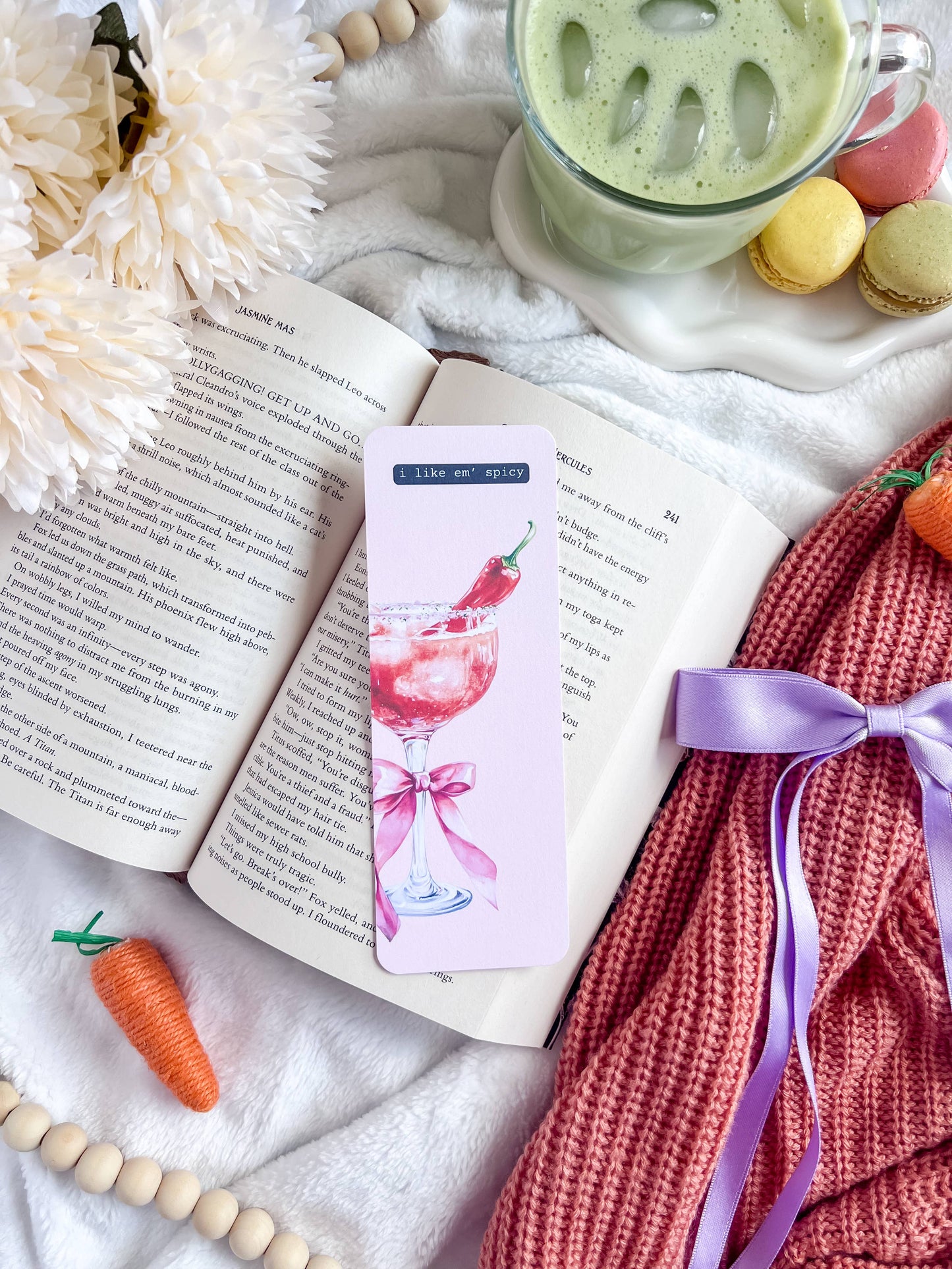 Spicy Martini Paper Bookmark