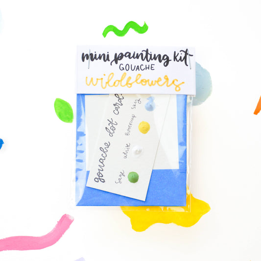 Mini Painting Kit- Wildflowers