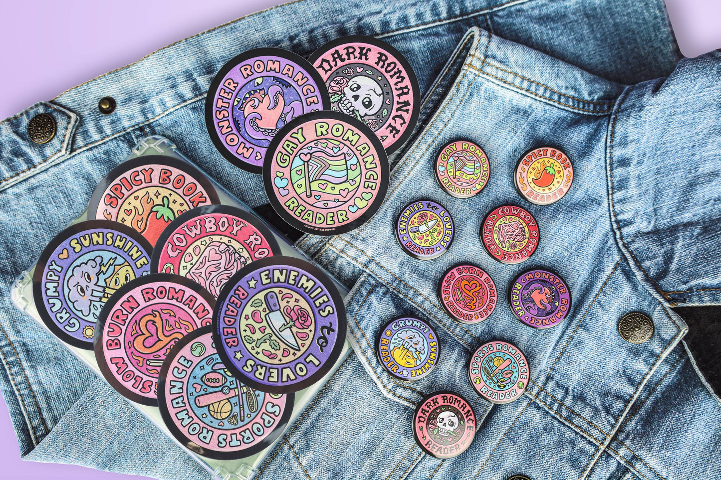 Gay Romance Reader | Bookish | Pinback Button