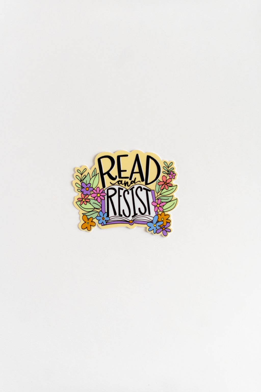 Read and Resist Book Library Activist Progressive Sticker