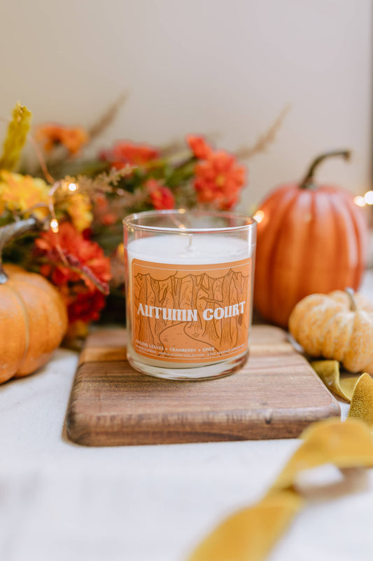 Autumn Court Candle - Licensed ACOTAR Bookish Merch