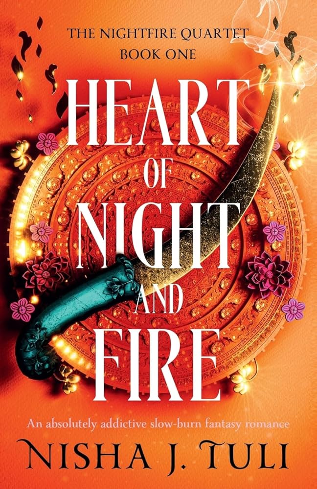 Heart of Night and Fire: An absolutely addictive slow burn fantasy romance (The Nightfire Quartet) cover image