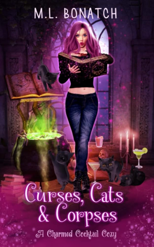 Curses, Cats & Corpses: A Charmed Cocktail Cozy cover image