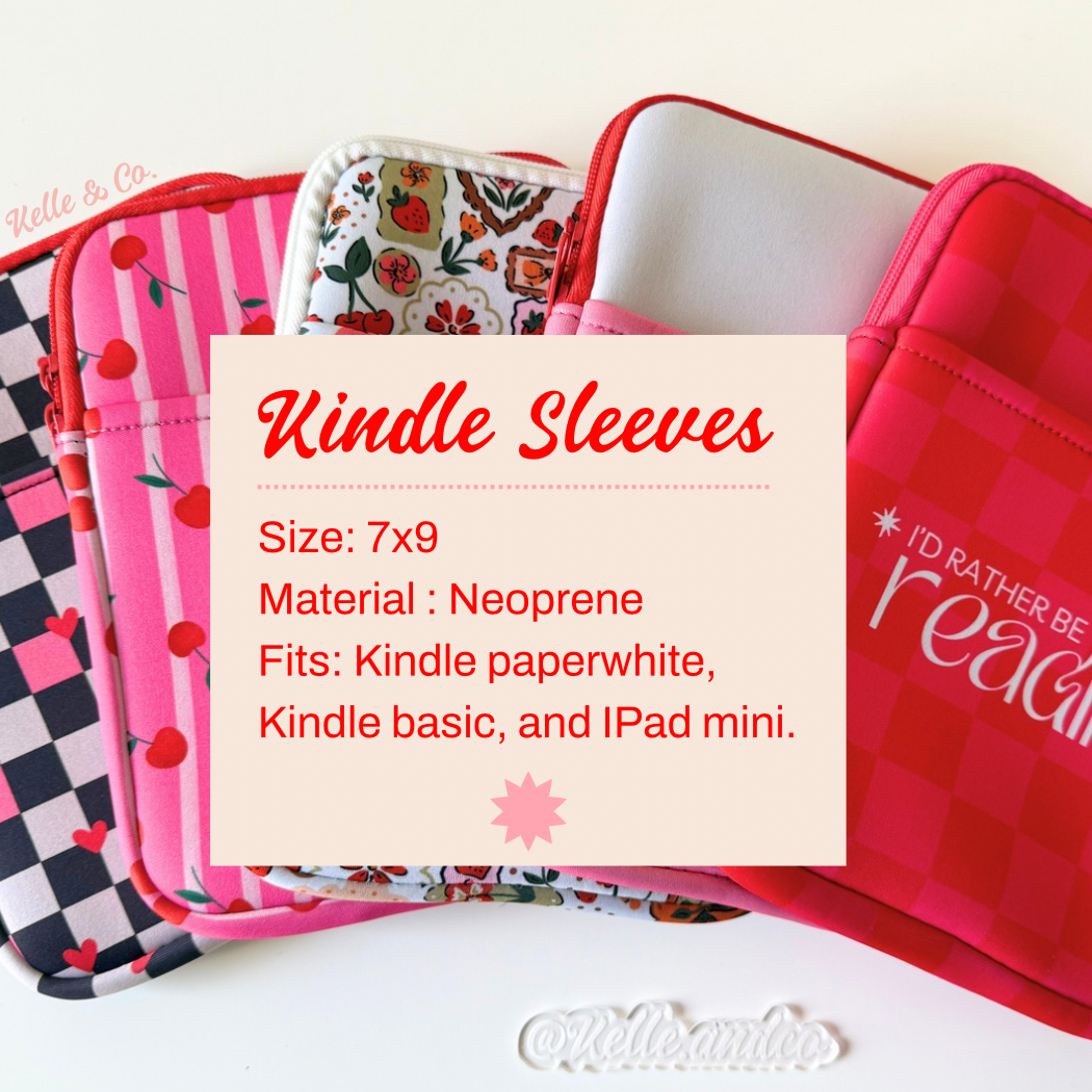 Christmas Book Sleeve | Kindle Sleeve | holiday reader gifts
