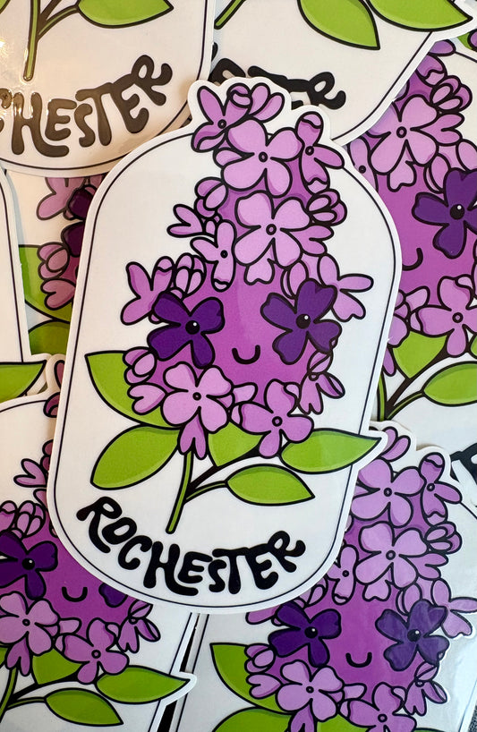 Rochester Lilac Sticker