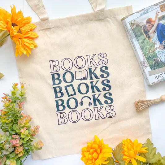 Books Books Books Tote Bag