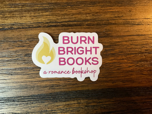 Burn Bright Books Sticker