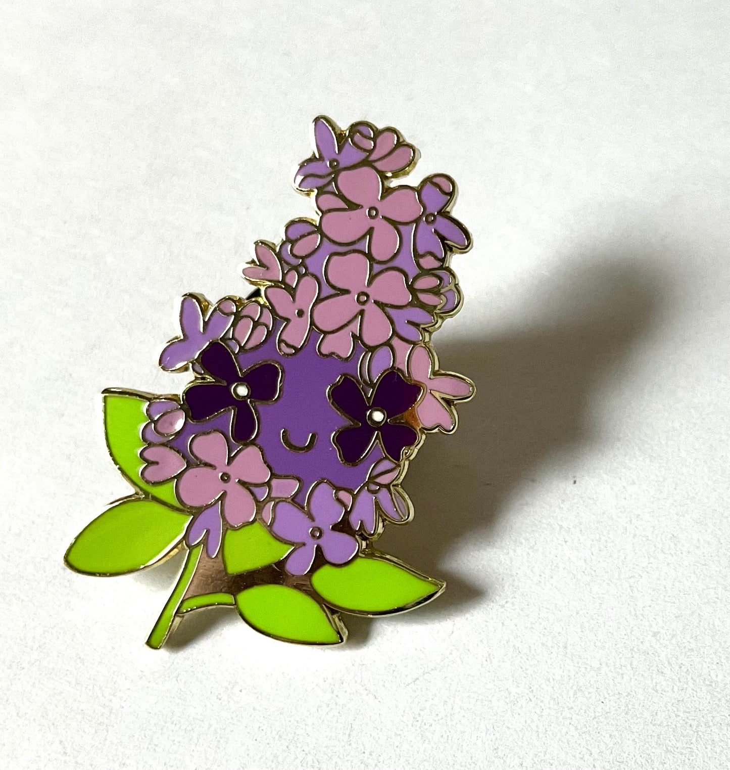 Lilac Enamel Pin