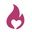Burn Bright Books; A Romance Bookshop logo