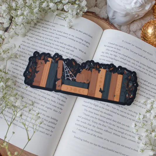 Spooky Halloween Bookshelf Bookmark