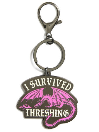 I Survived Threshing Keychain