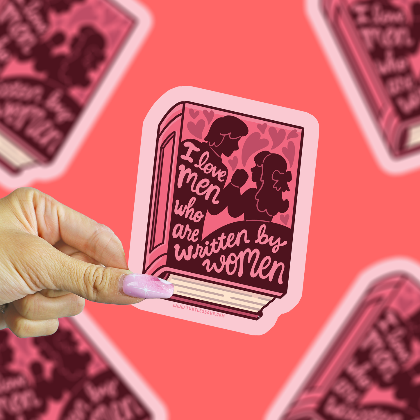 Men Written by Women Bookish Vinyl Sticker
