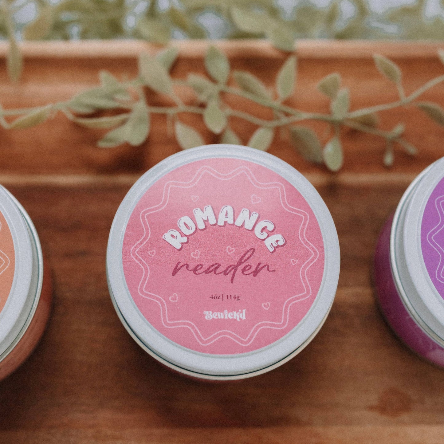 Romance Reader Candle - 4oz Book-Inspired Luxury Coconut Apricot Wax