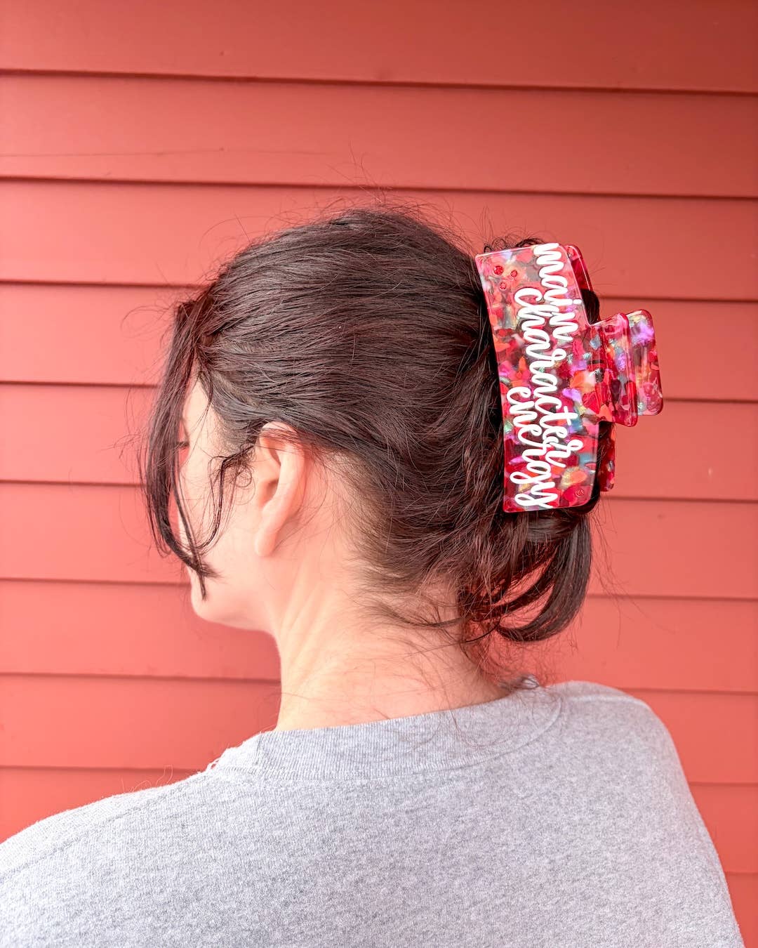 Main Character Energy Claw Clip | Bookish Hair Accessory