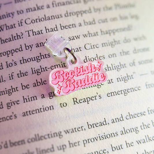 Bookish Baddie Plug Charm