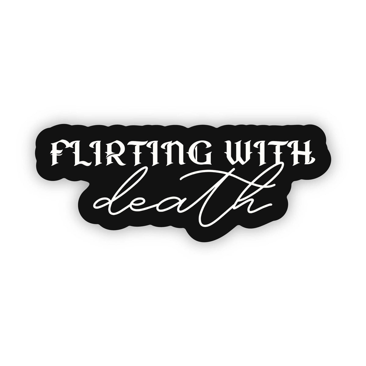 Flirting with Death Waterproof Vinyl Sticker | Hades