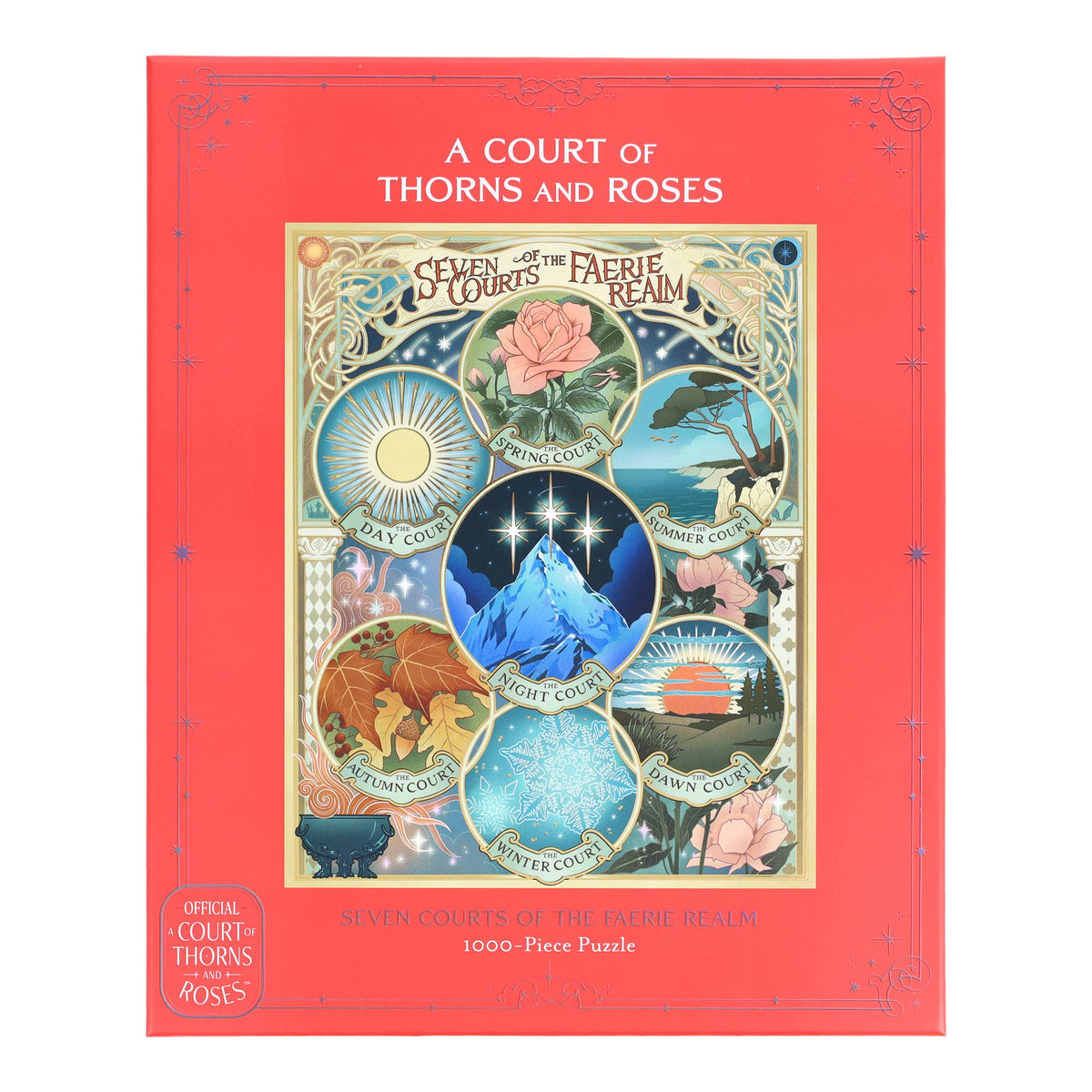 A Court of Thorns and Roses: Official Seven Courts of the Faerie Realm 1000-Piece Puzzle