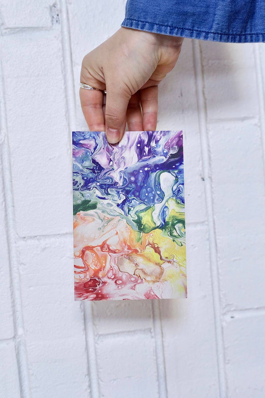 Rainbow Blank Card