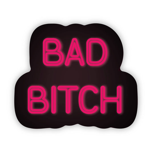 Bad Bitch Hot Pink Vinyl Sticker