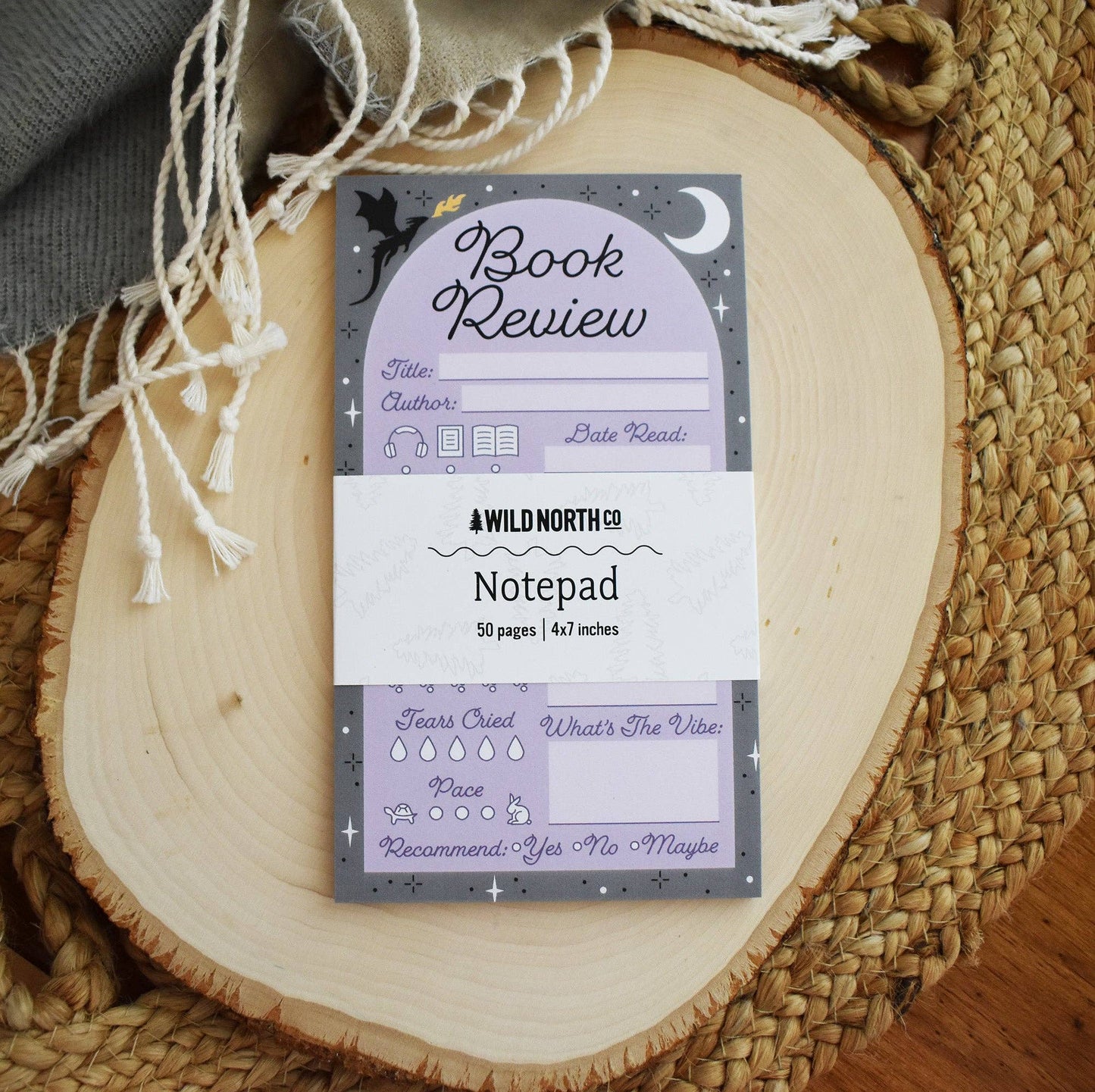Book Review Notepad - Dragon
