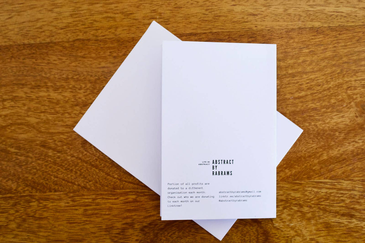 Rainbow Blank Card