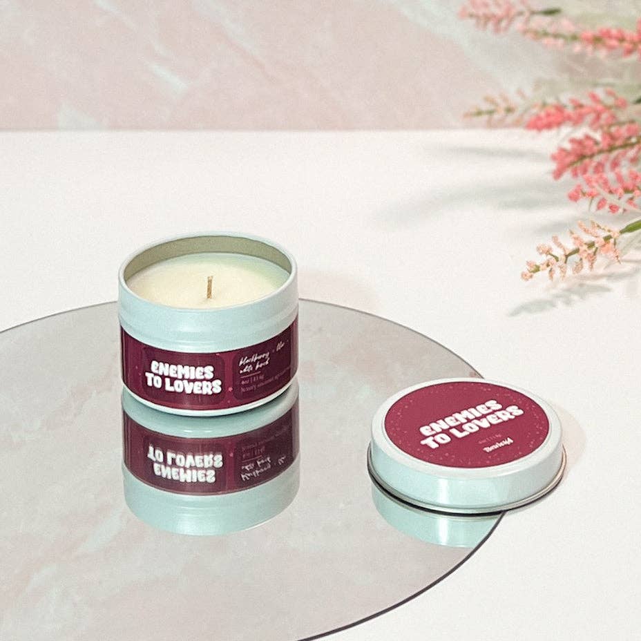 Enemies to Lovers Candle - 4oz Book-Inspired Coconut Wax