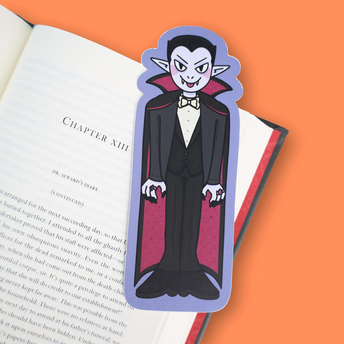 Vampire Monster Vampire Halloween Bookmark