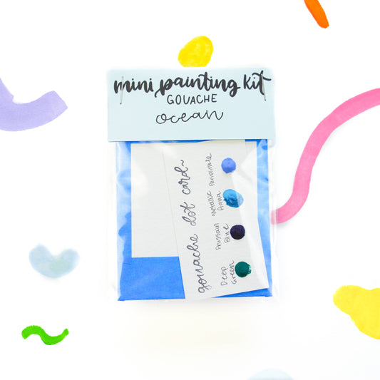 Mini Painting Kit- Ocean